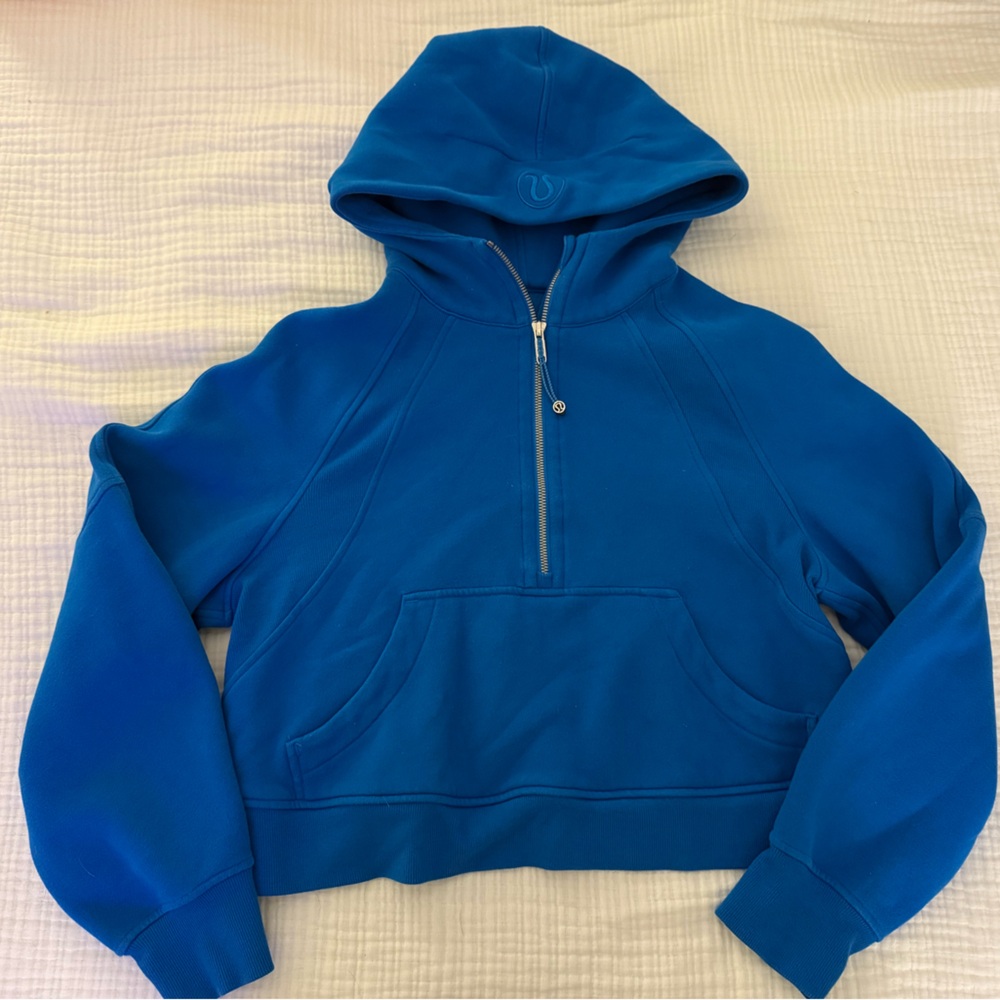 Lululemon hooded half zip scuba size XS/S